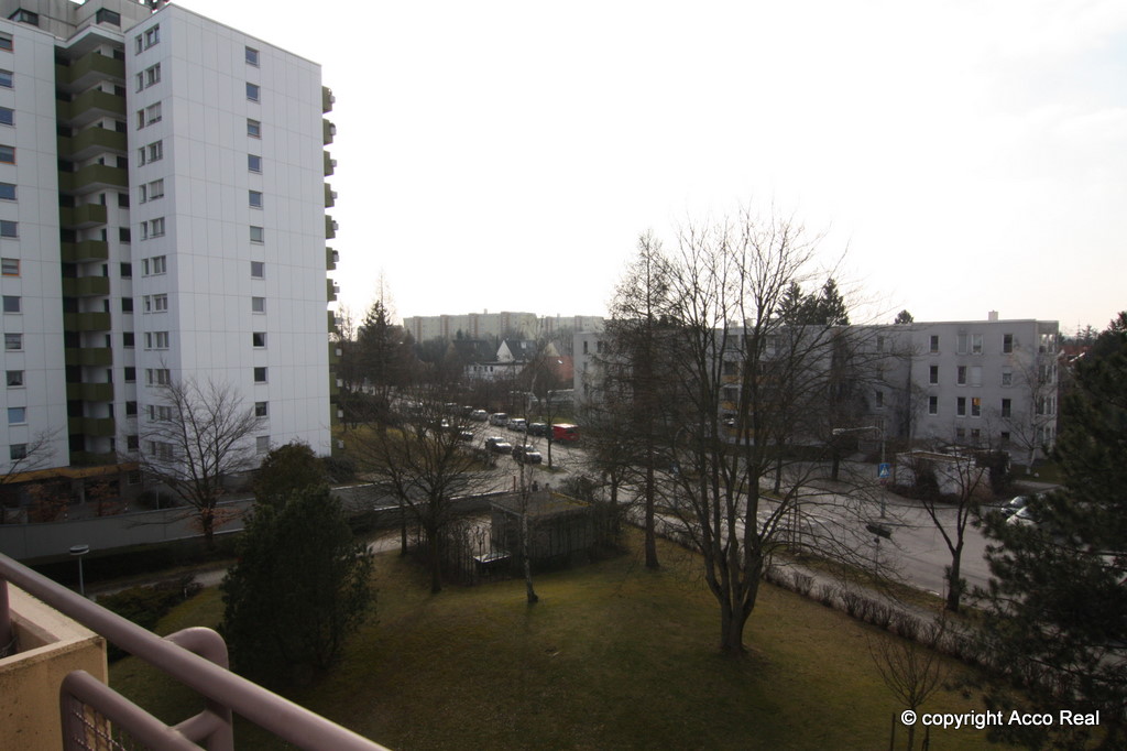 Blick vom Balkon